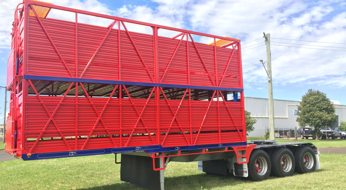 Rytrans Refurbed B-double Lead Catte Trailer