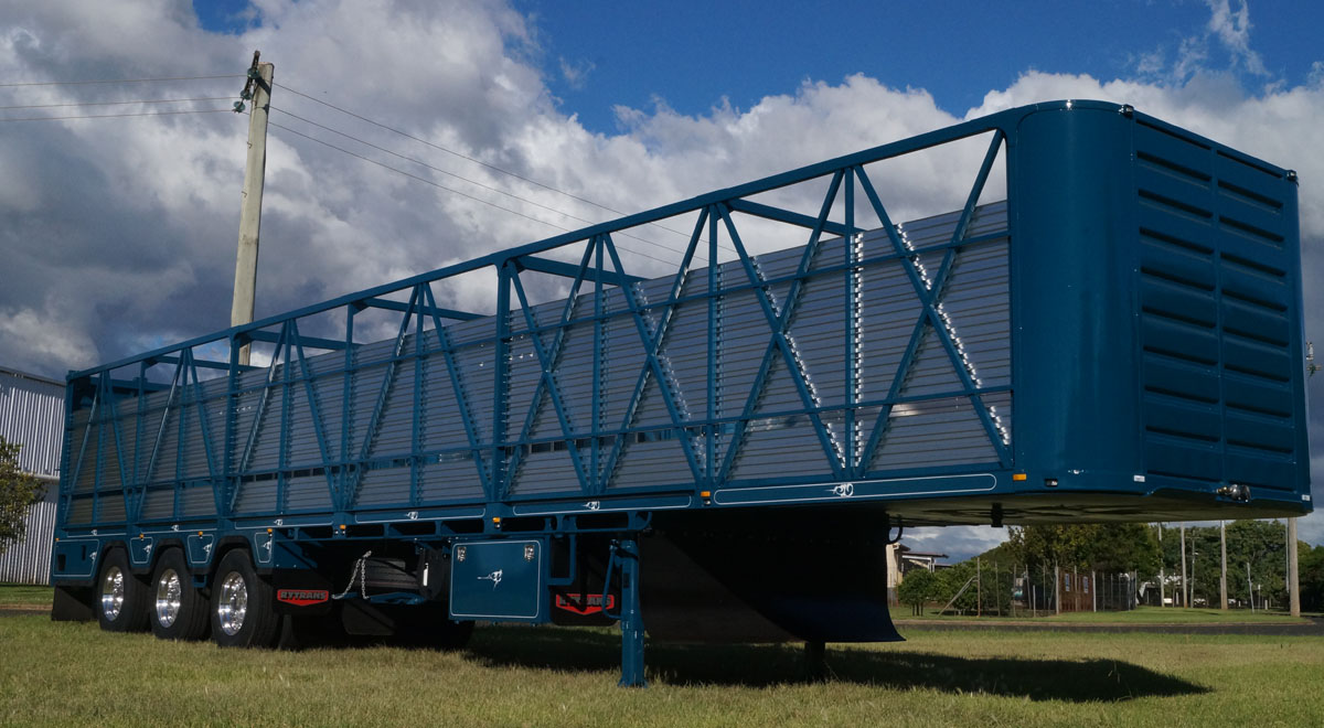 48ft Customised Single Deck Cattle Trailer